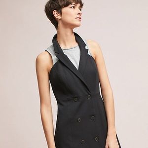 Anthropologie Loretta double-buttoned blazer dress
